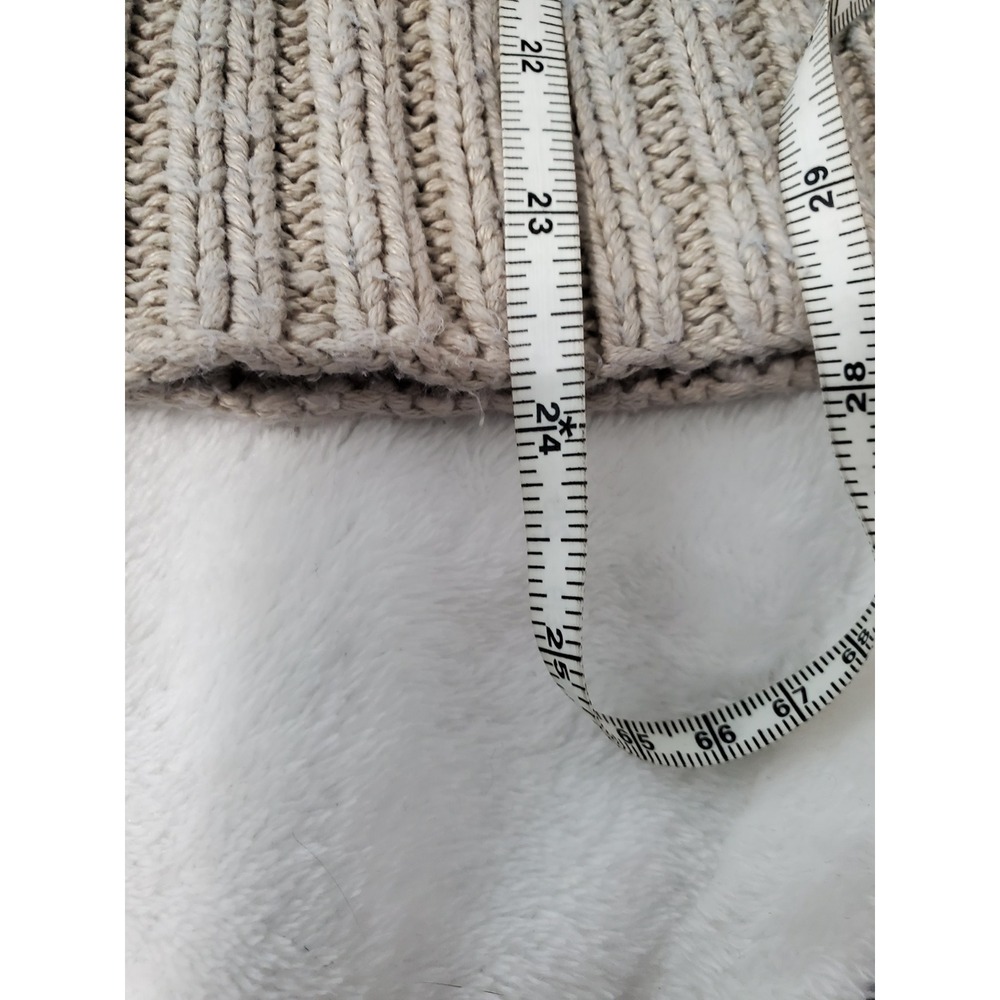 Lauren Ralph Lauren Hand Knit Canoe Fair Isle Linen Cotton Sweater Black Large - Picture 11 of 13